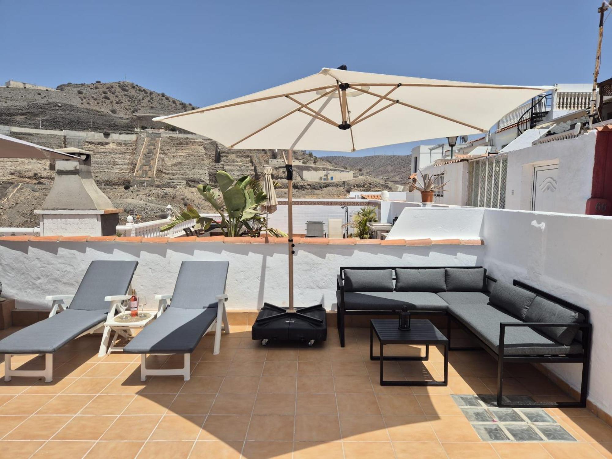Ocean View Sunset Terrace - Near Anfi Del Mar Apartment Los Caideros ภายนอก รูปภาพ